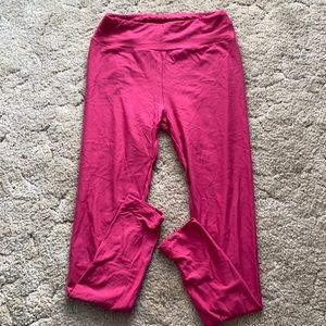 LN LulaRoe women’s pink one size leggings